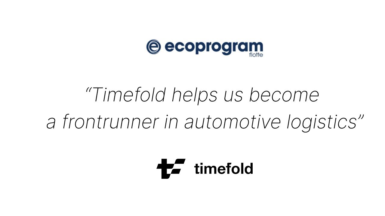 Timefold Case Study - Ecoprogram Flotte