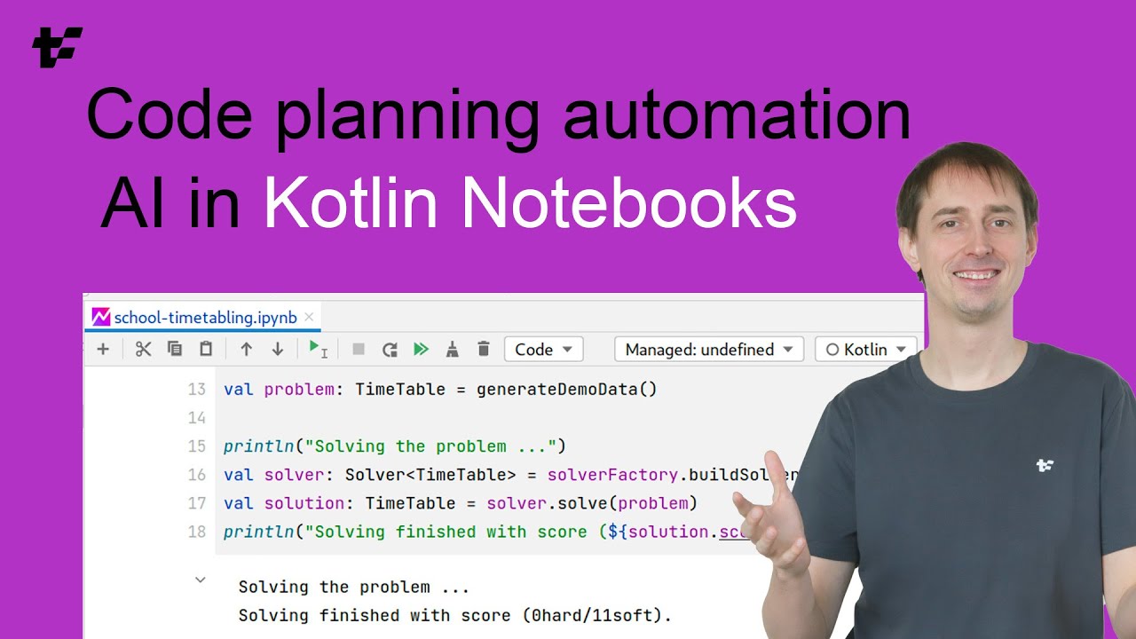Code planning automation AI in Kotlin Notebooks