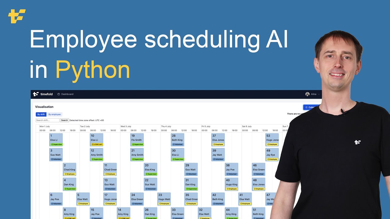 Employee Shift Scheduling AI in Python