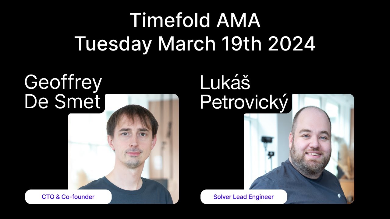 Timefold AMA March 19 2024