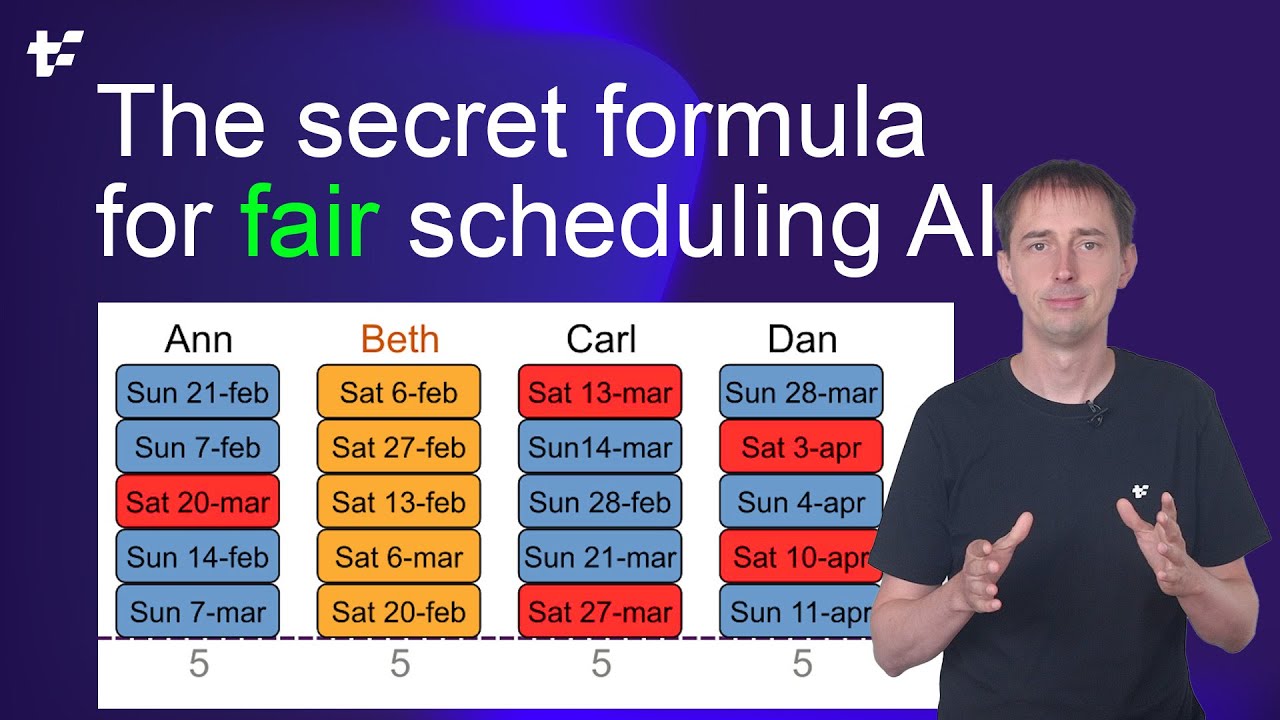 The secret formula for fair scheduling AI