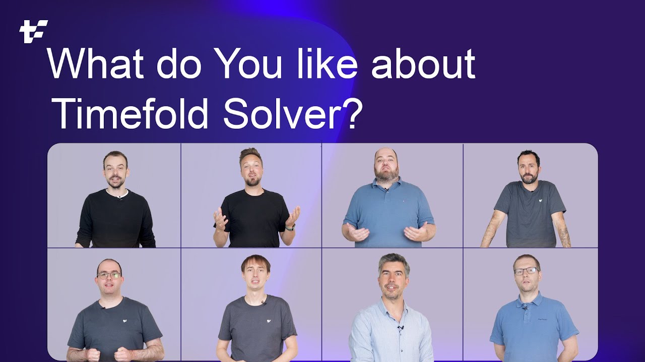 What do our employees say about Timefold Solver?